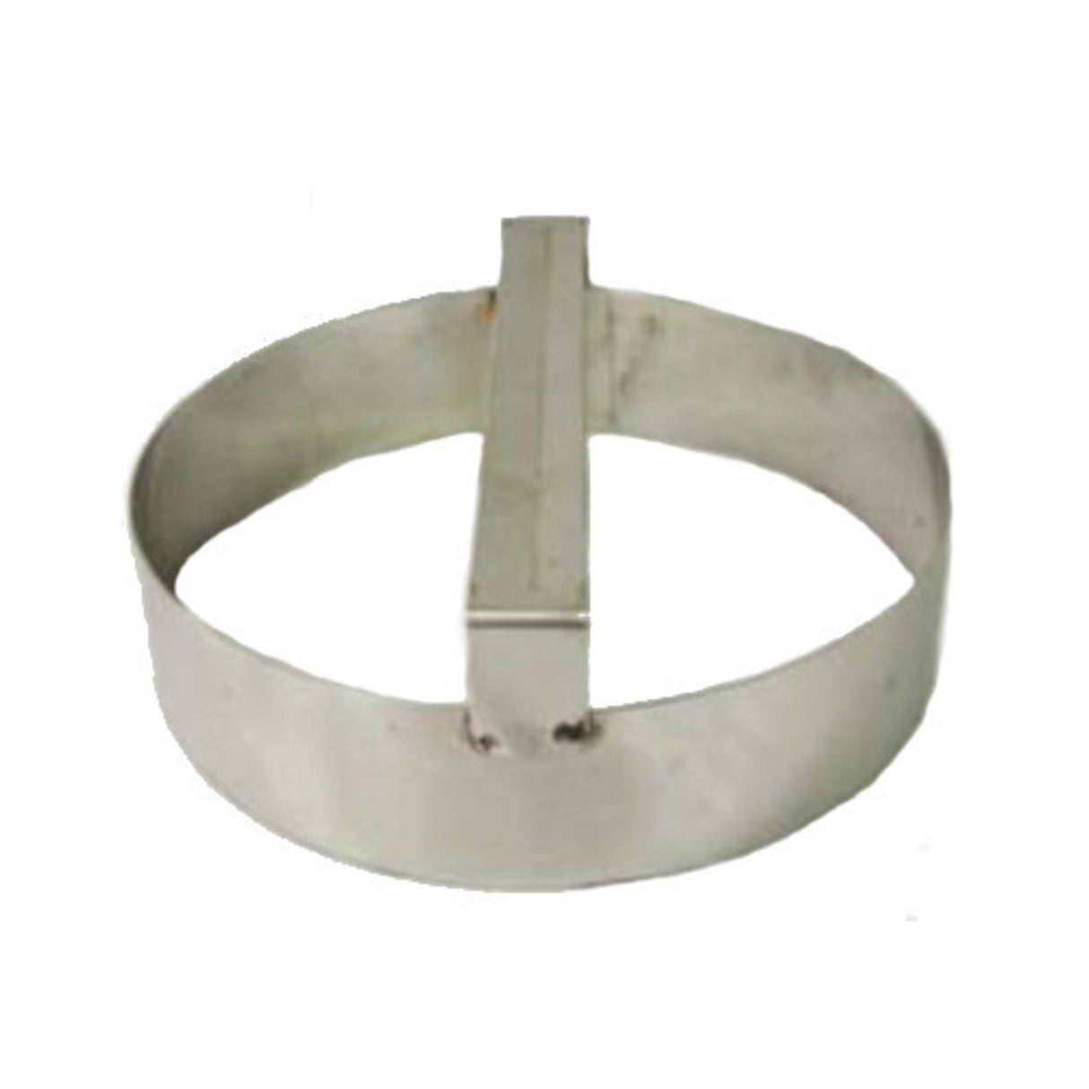 Plain round dough cutter 280mm or 11" S/Steel with handle - Cafe Supply