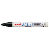 Uni Paint Marker 2.8mm Bullet Tip Black PX-20 - Cafe Supply