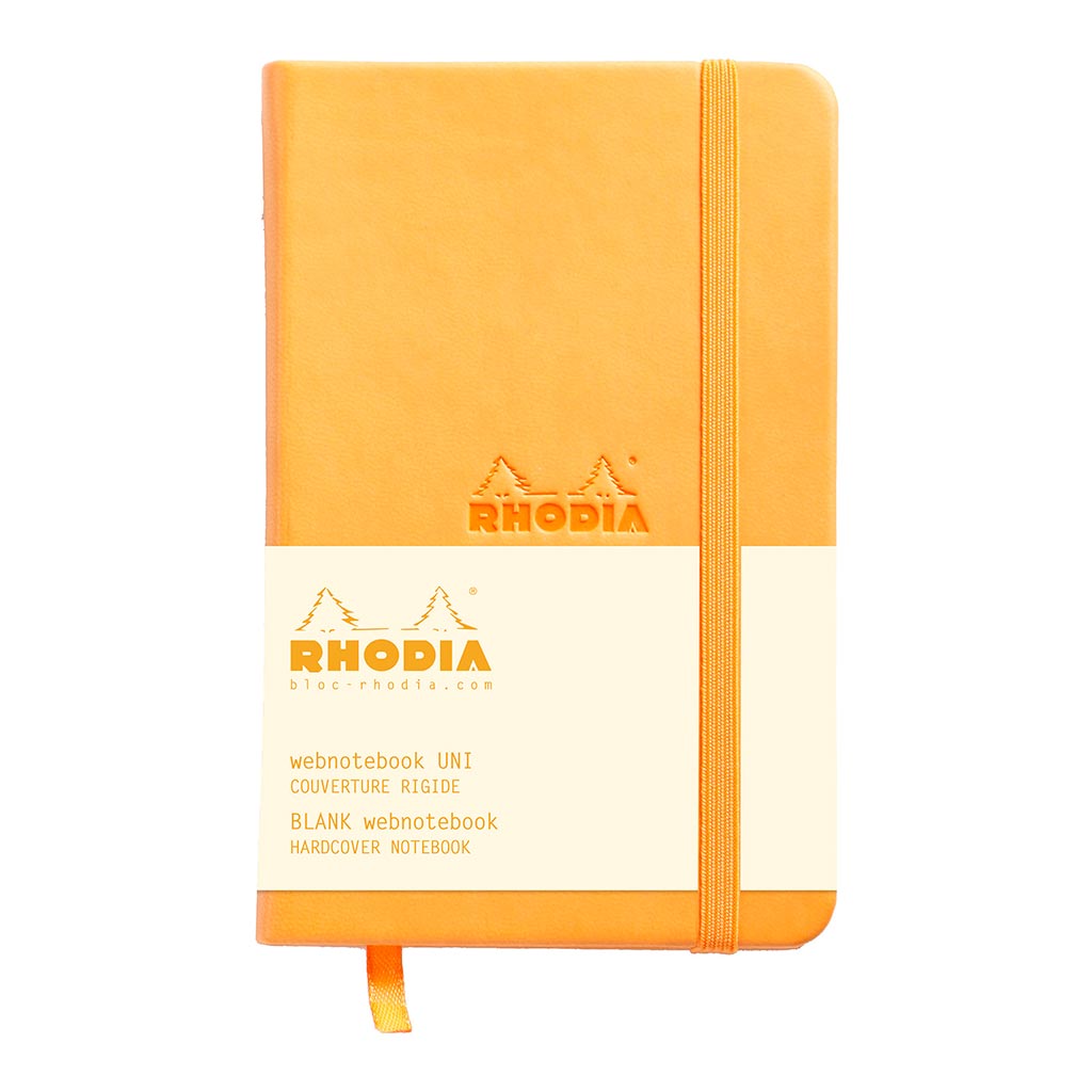 Rhodia Webnotebook Pocket Blank Orange - Cafe Supply
