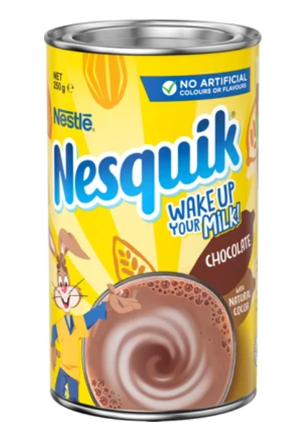 Nestle Nesquik Instant Drink Chocolate Tin 250g - Cafe Supply