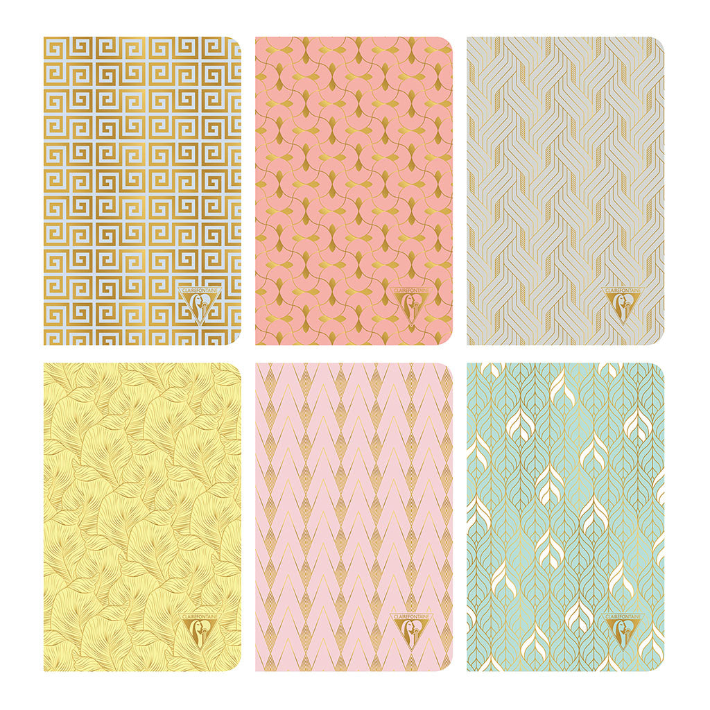 Clairefontaine Neo Deco Collection Notebook A5 Assorted - Cafe Supply