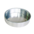 168x40mm Round Aluminium Mud Cake Pan - Cafe Supply