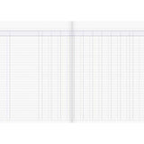 Milford A4 10 Money Column 26 Leaf Limp Analysis Book - Cafe Supply