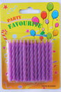 Candle Twist Purple (24) - Cafe Supply