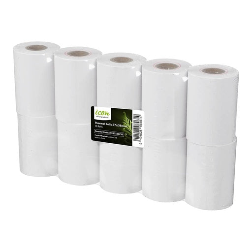 Icon Thermal Roll BPA Free 57x38mm, Pack of 10 - Cafe Supply