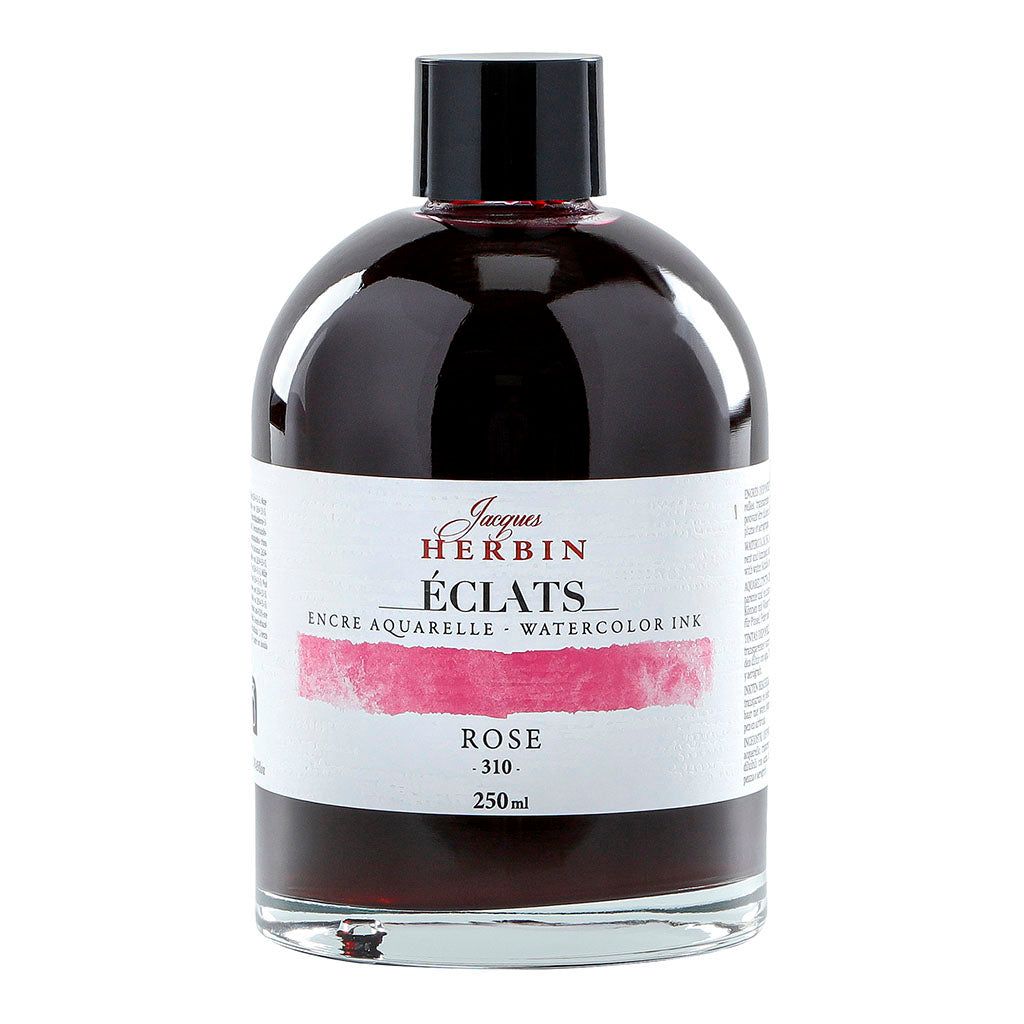 Jacques Herbin Eclats Watercolour Ink 310 Pink 250ml - Cafe Supply