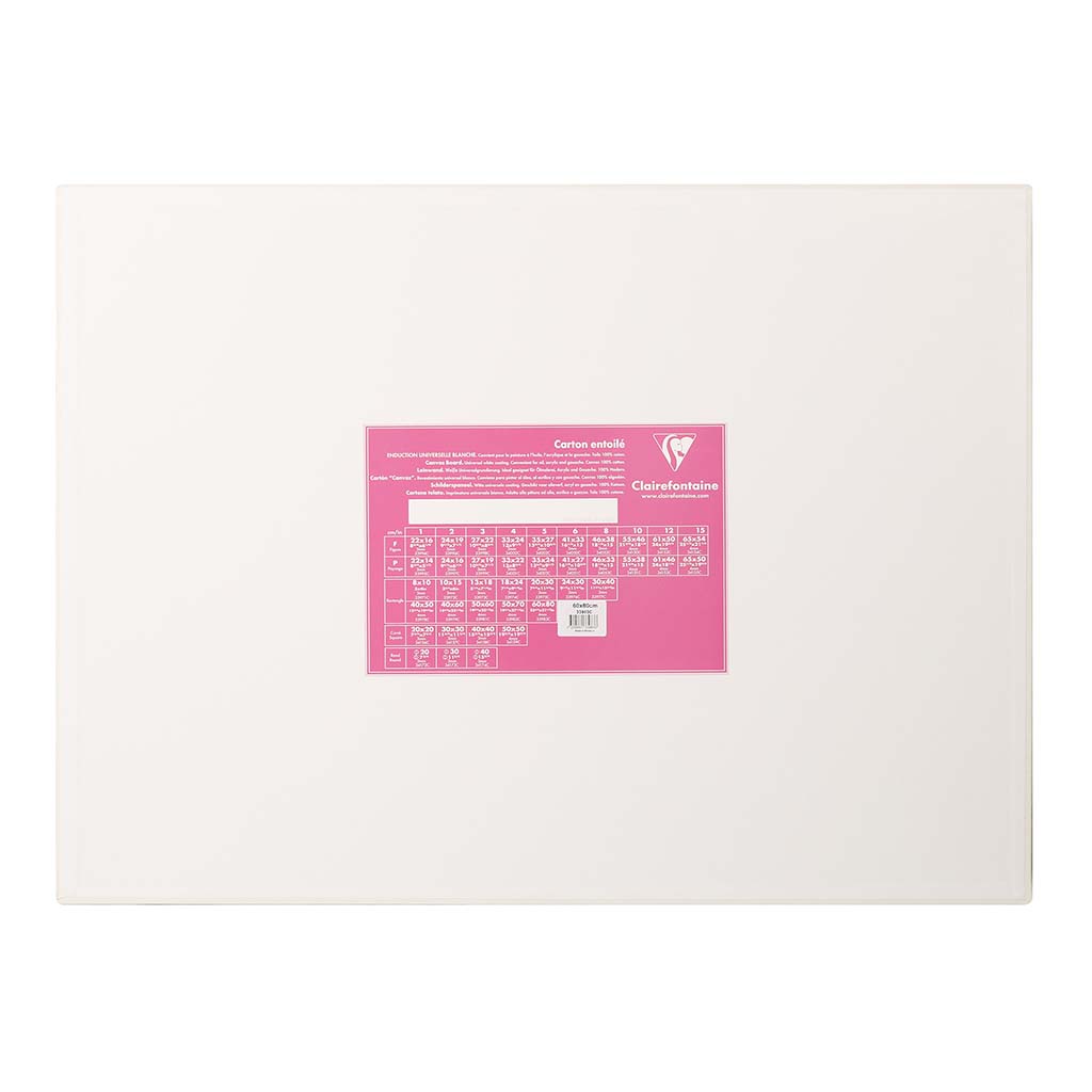 Clairefontaine Canvas Board White 60x80cm - Cafe Supply