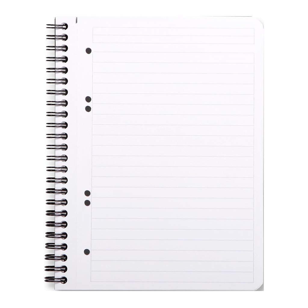 Rhodiactive Notebook Spiral A5+ Lined Black - Cafe Supply