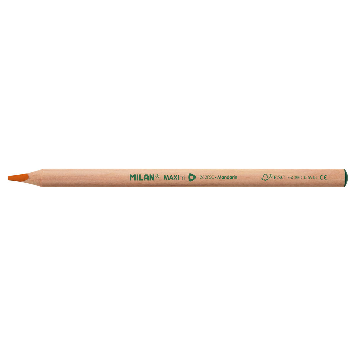 Milan Coloured Pencils Triangular Maxi Pack 12 Assorted Colours - Cafe Supply