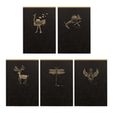 Flying Spirit Clothbound Notepad A5 Black - Cafe Supply