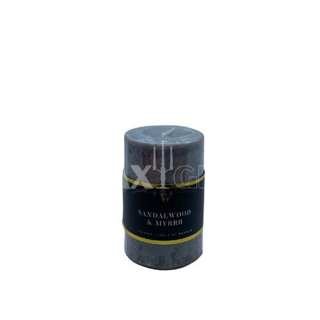 'W' Scented Range Pillar Candles - Cafe Supply