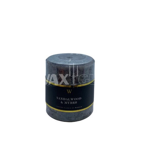 'W' Scented Range Pillar Candles - Cafe Supply
