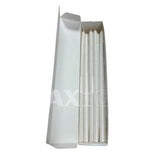 Unscented Thin Taper Candles - Cafe Supply