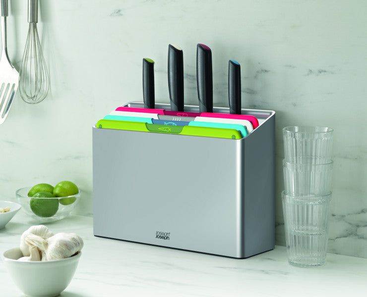 Joseph Joseph Folio Icon Plus 8 Piece Knife & Board Set