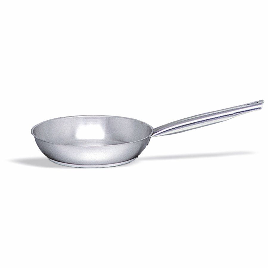 Premium Fry Pan - Stainless Steel 20 cm | High-Quality Non-Stick Option | Induction Compatible - Cafe Supply