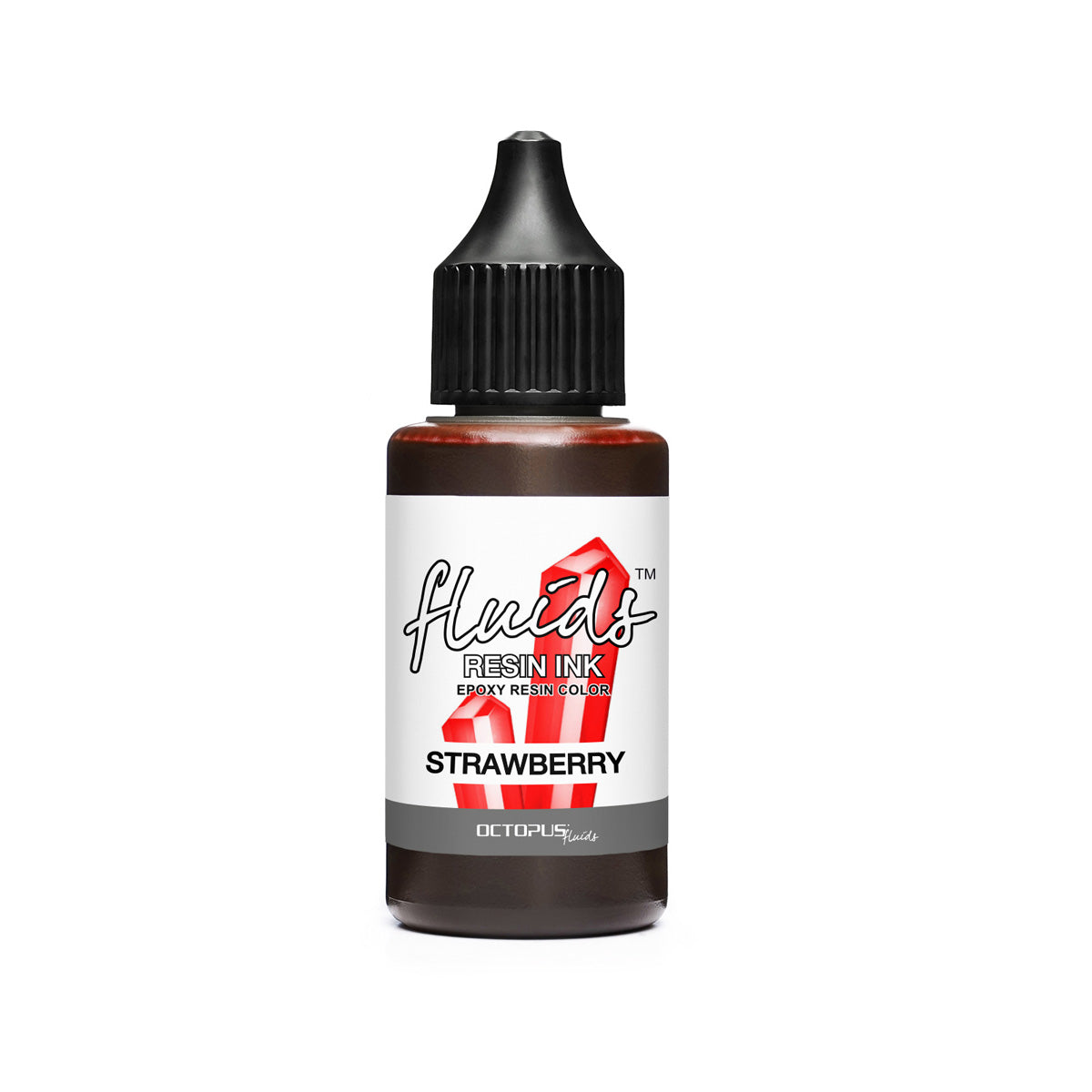 Octopus Fluids Resin Ink Strawberry Red 30ml - Cafe Supply