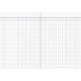 Milford A4 14 Money Column 26 Leaf Limp Analysis Book - Cafe Supply