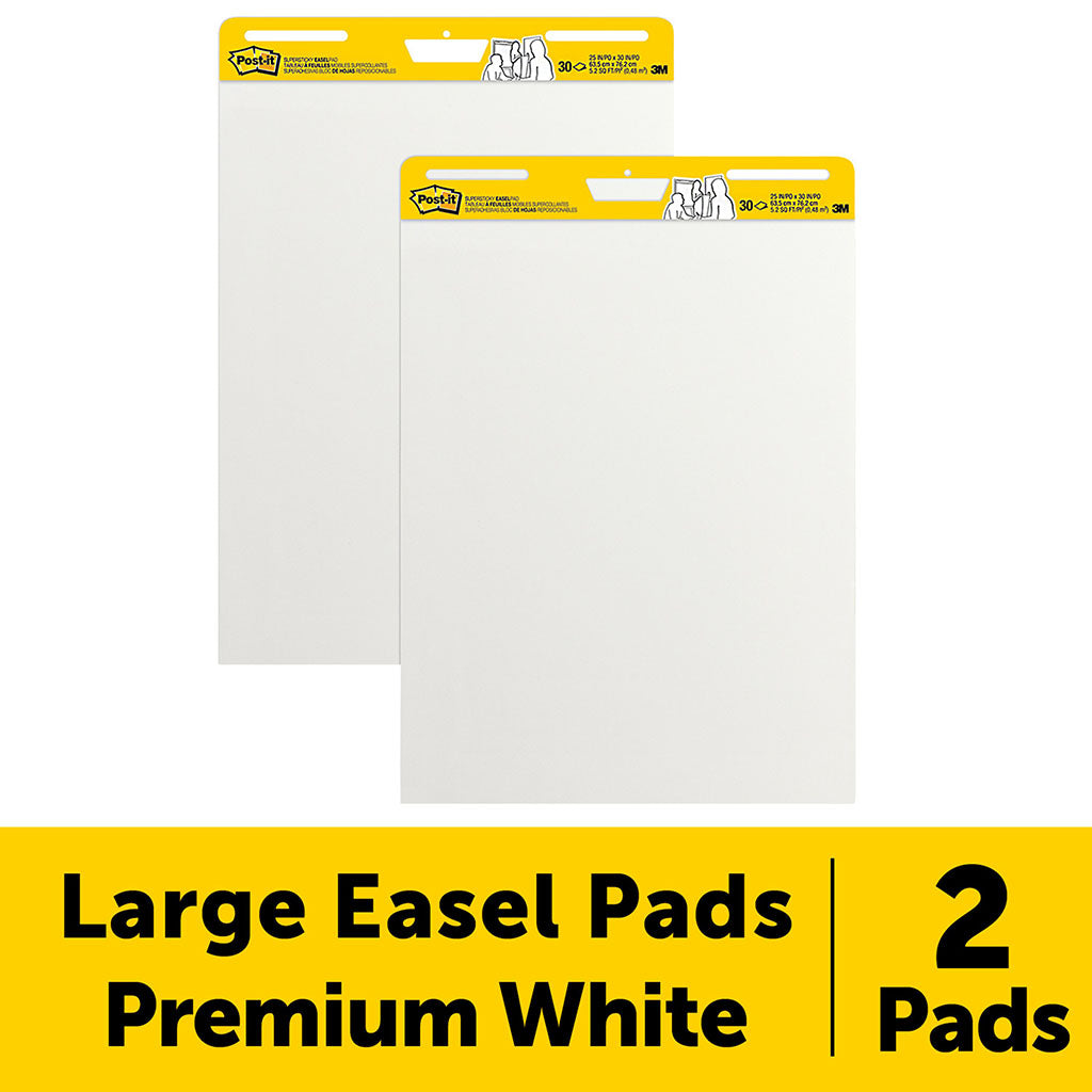 Post-it Super Sticky Easel Pad 559 635x762mm, Pack of 2 - Cafe Supply
