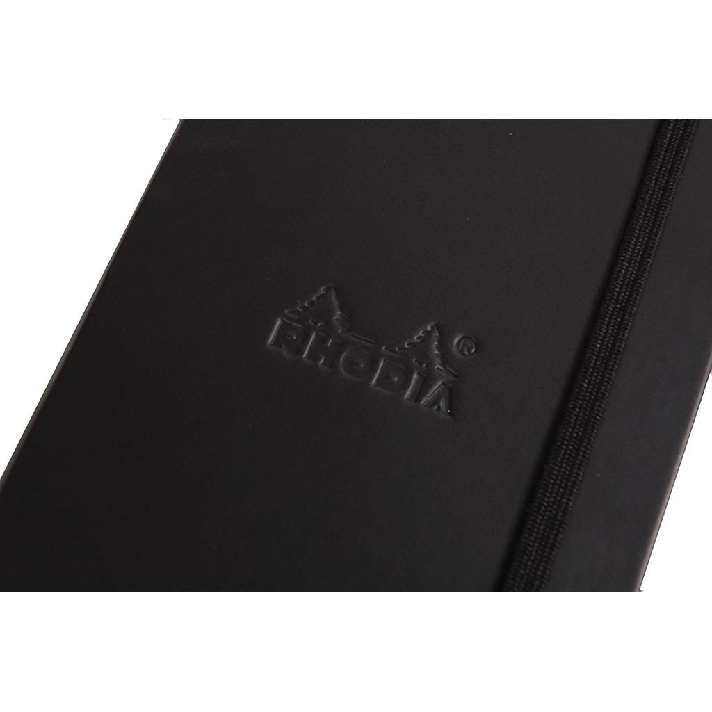 Rhodia Webnotebook Pocket Lined Black - Cafe Supply