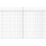 Milford A4 16 Money Column 26 Leaf Limp Analysis Book - Cafe Supply