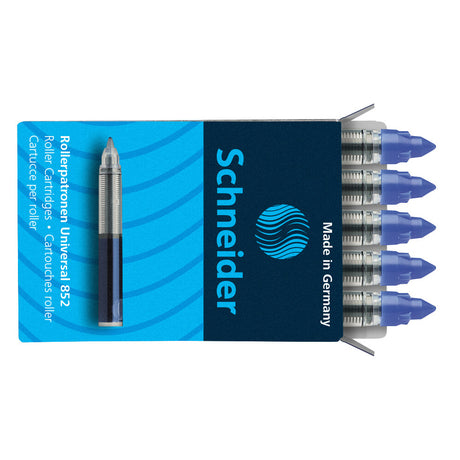 Schneider Roller cartridge 852 Blue Box 5 pieces - Cafe Supply