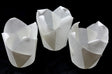 White Folded Cups 150x50mm (200) - Cafe Supply