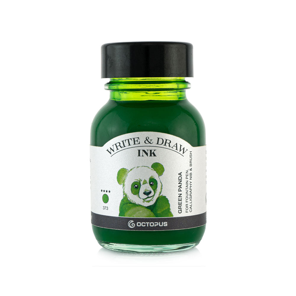 Octopus Fluids Write and Draw Ink 373 Green Panda 50ml - Cafe Supply