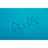 Rhodiarama Hardcover Notebook Pocket Lined Turquoise - Cafe Supply