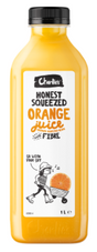 Charlie's Honest Squeezed Orange Juice + Fibre 1l - Cafe Supply
