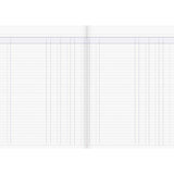 Milford A4 3 Money Column 26 Leaf Limp Account Book - Cafe Supply