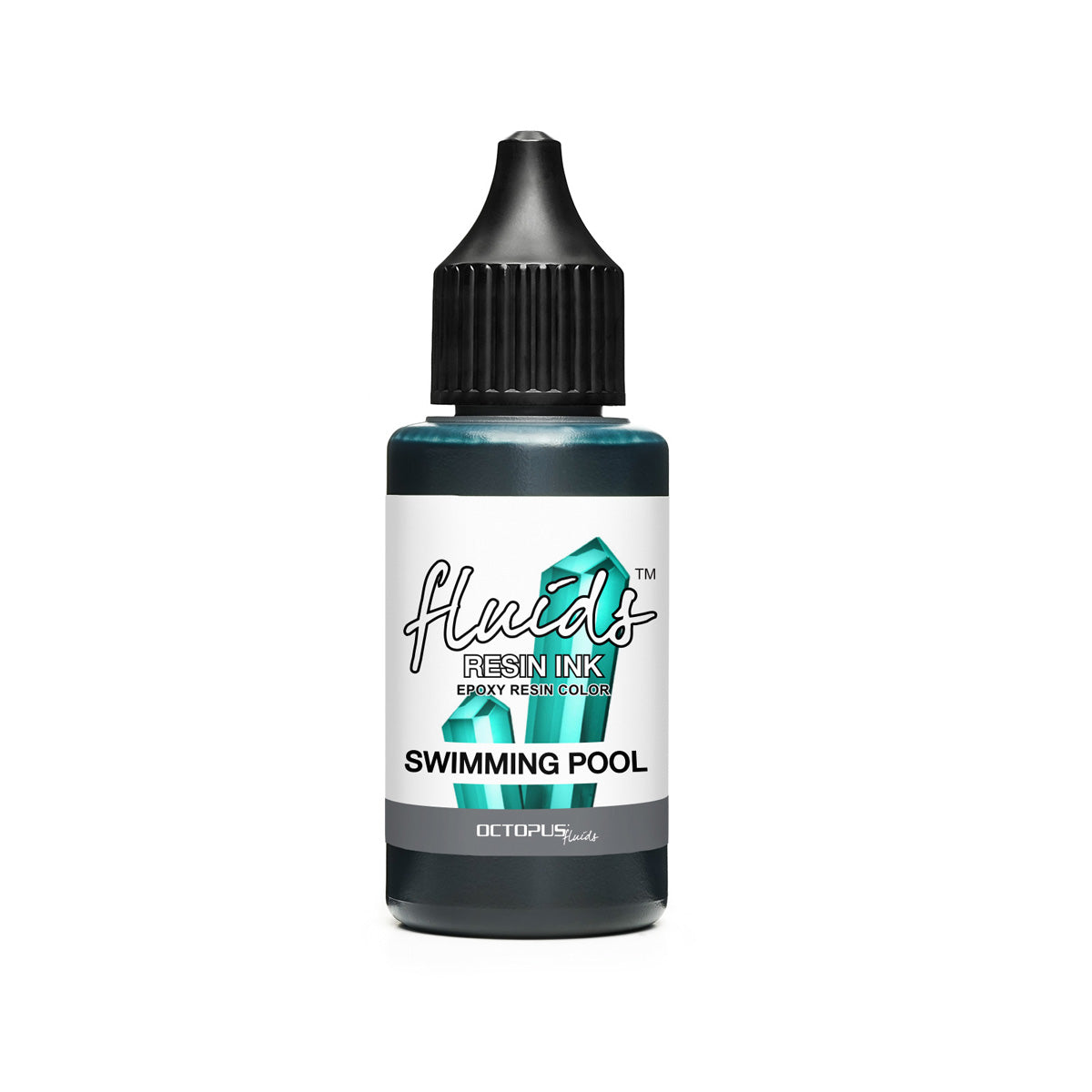 Octopus Fluids Resin Ink Swimming Pool Turquoise 30ml - Cafe Supply