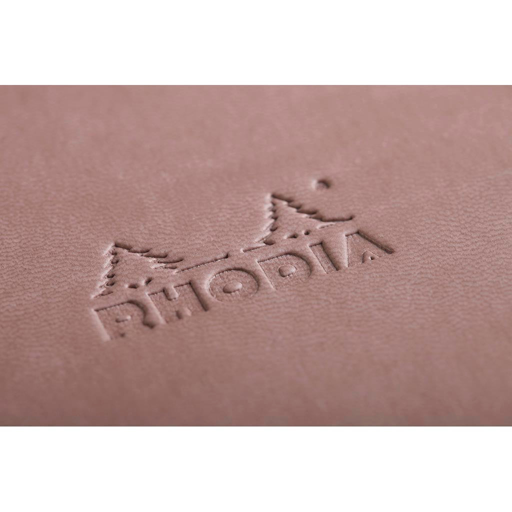 Rhodiarama Hardcover Notebook Pocket Lined Taupe - Cafe Supply