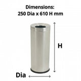 Compass 28L Stainless Steel Tidy Bin - Cafe Supply