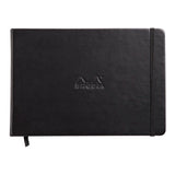 Rhodia Webnotebook Landscape A5 Blank Black - Cafe Supply