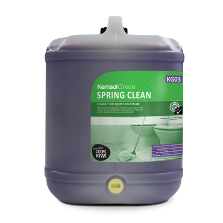 Kemsol Spring Clean Green Detergent 20L - Cafe Supply