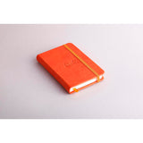 Rhodiarama Hardcover Notebook Pocket Lined Tangerine - Cafe Supply