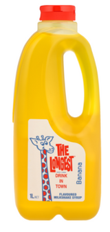 Longest Drink Banana Milkshake Syrup 1l - Cafe Supply