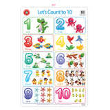LCBF Wall Chart Lets Count To Ten Poster - Cafe Supply