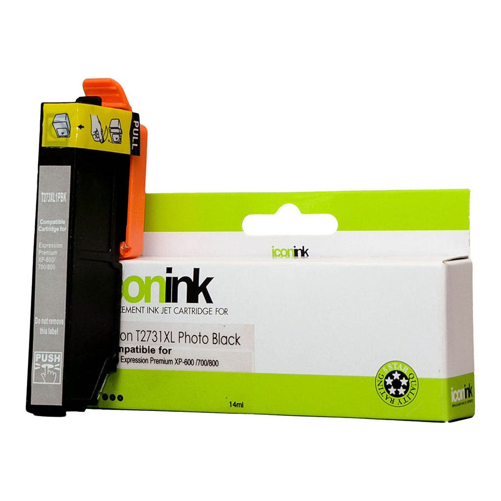 Icon Compatible Epson 273XL Photo Black Ink Cartridge - Cafe Supply