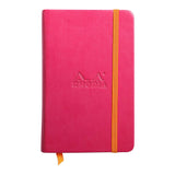 Rhodiarama Hardcover Notebook Pocket Lined Raspberry - Cafe Supply