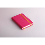 Rhodiarama Hardcover Notebook Pocket Lined Raspberry - Cafe Supply