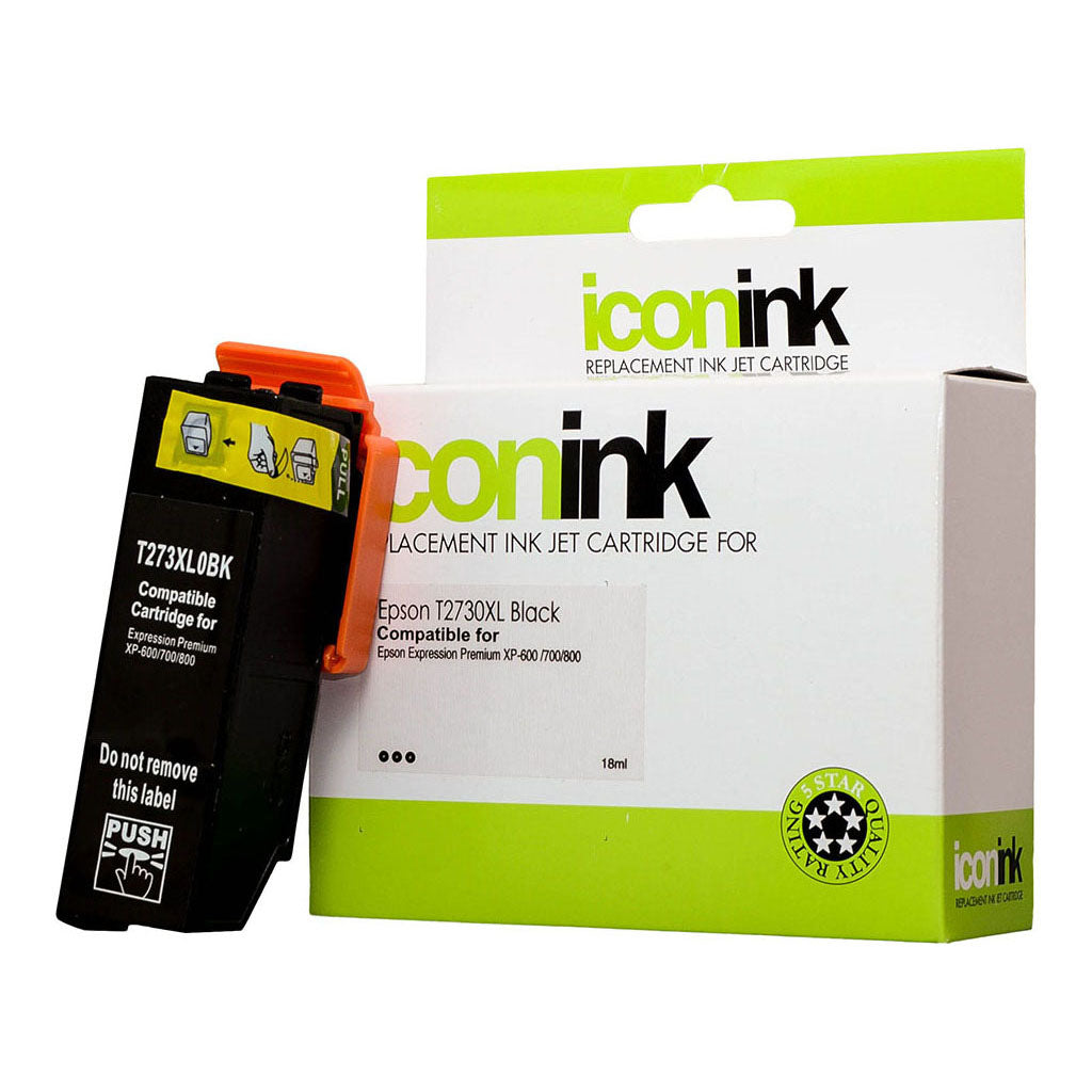Icon Compatible Epson 273XL Black Ink Cartridge - Cafe Supply