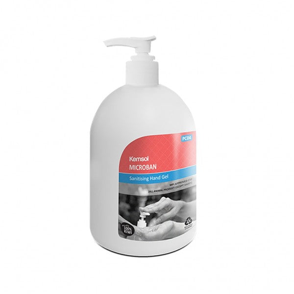 Kemsol Microban Alcohol Sanitiser 500ml - Cafe Supply