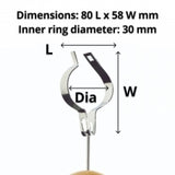 Open Ring For Security Hangers (100) - Cafe Supply