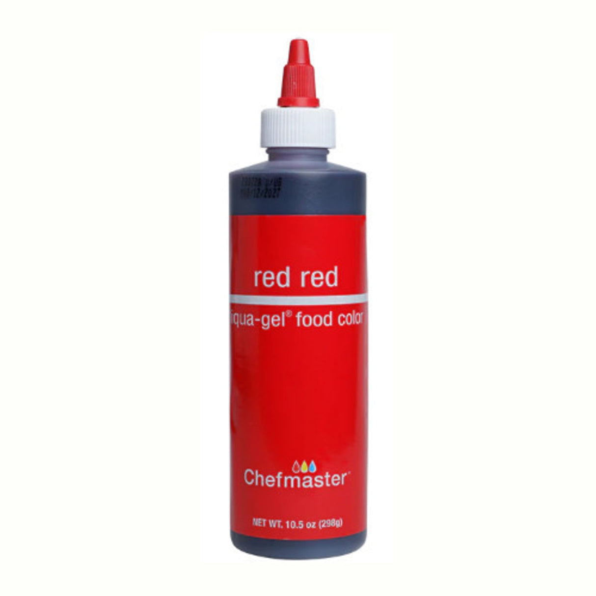 Chefmaster Liqua-Gel Colour Red Red 10.5oz - Cafe Supply