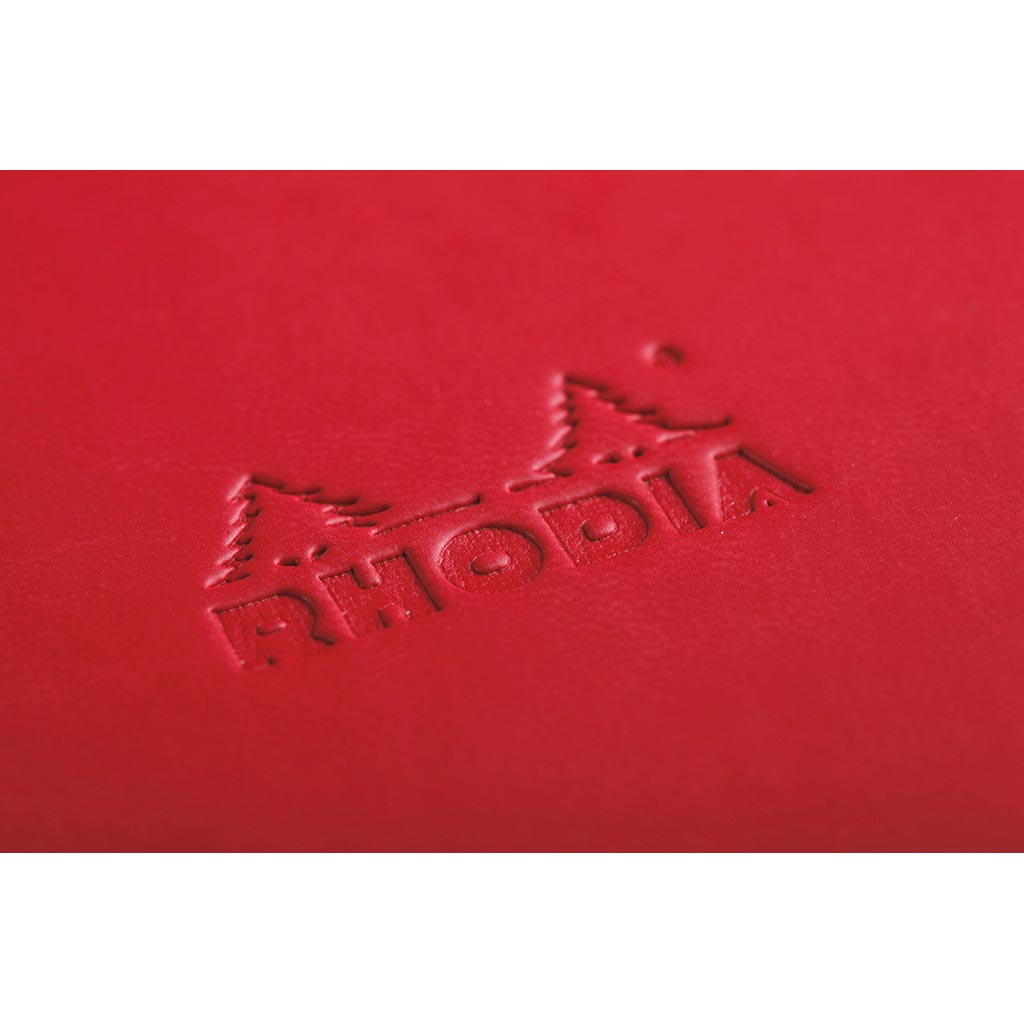 Rhodiarama Hardcover Notebook Pocket Lined Poppy - Cafe Supply