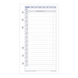 Debden Personal Dayplanner Refill Undated Day to a Page - Cafe Supply