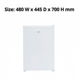 Nero Fridge & Freezer 78L White - Cafe Supply