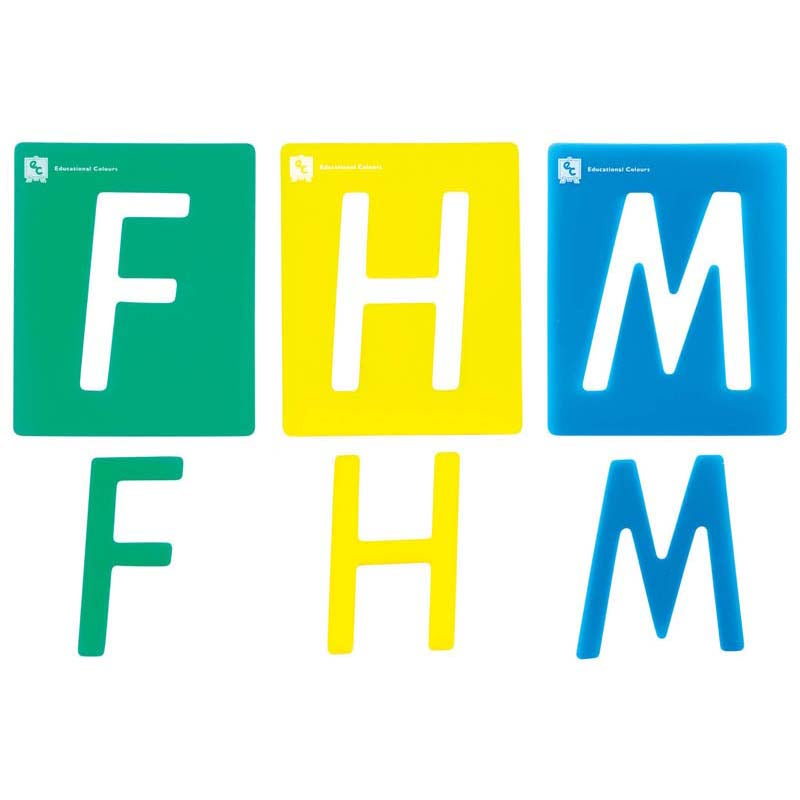 EC Stencil Set Alphabet Upper Case - Cafe Supply