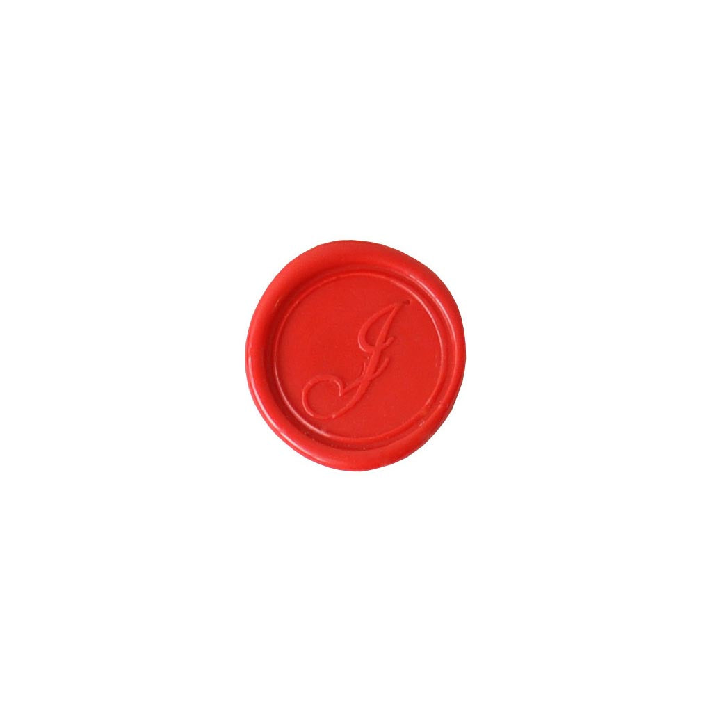Herbin Wooden Handle Round Seal Copperplate J - Cafe Supply